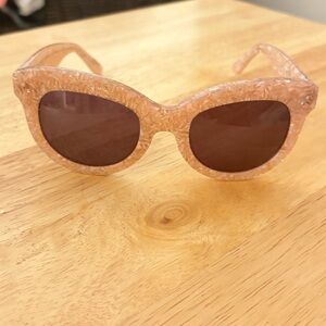 Krewe Pink Sunglasses Julia Cat-Eyed